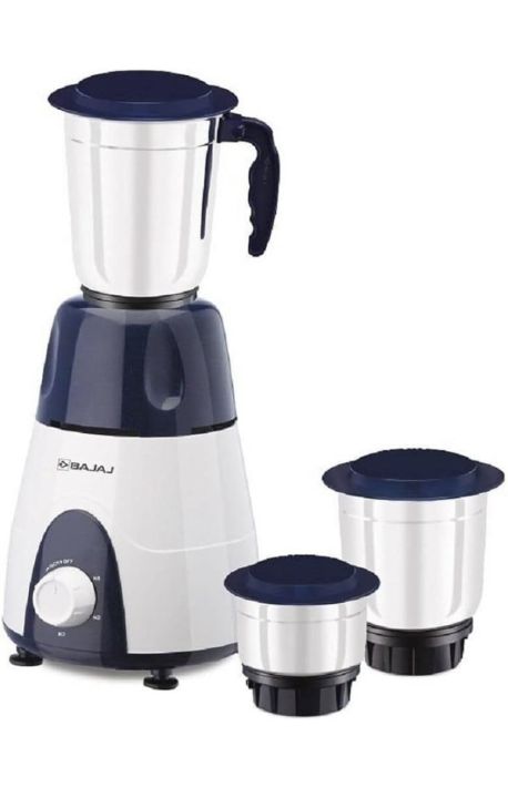 Bajaj Gx 3 Dlx 500W Mixer Grinder (3 Jars, White)