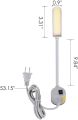 COB LED Sewing Machine Light Kit Portable Work Light LED Light Flexible Gooseneck Lamp with 4W 130lm/W 120 Beam Angle Magnetic Mounting Base Desk Lamps for Quilting Work Sewing Machine Table Lathe. 