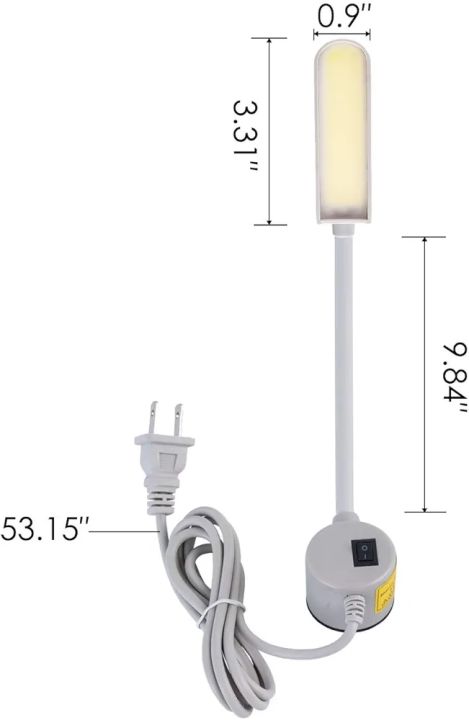 COB%20LED%20Sewing%20Machine%20Light%20Kit%20Portable%20Work%20Light%20LED%20Light%20Flexible%20Gooseneck%20Lamp%20with%204W%20130lm/W%20120%20Beam%20Angle%20Magnetic%20Mounting%20Base%20Desk%20Lamps%20for%20Quilting%20Work%20Sewing%20Machine%20Table%20Lathe%20-%20Image%205