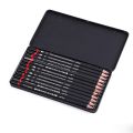 12 PCS/SET 2H-8B Wooden Lead Pencils Set Professional Drawing Journal Writing Pencils for School Smooth Writing. 
