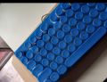 Blue Round Keys Normal Keyboard - Non Mechanical No LED. 