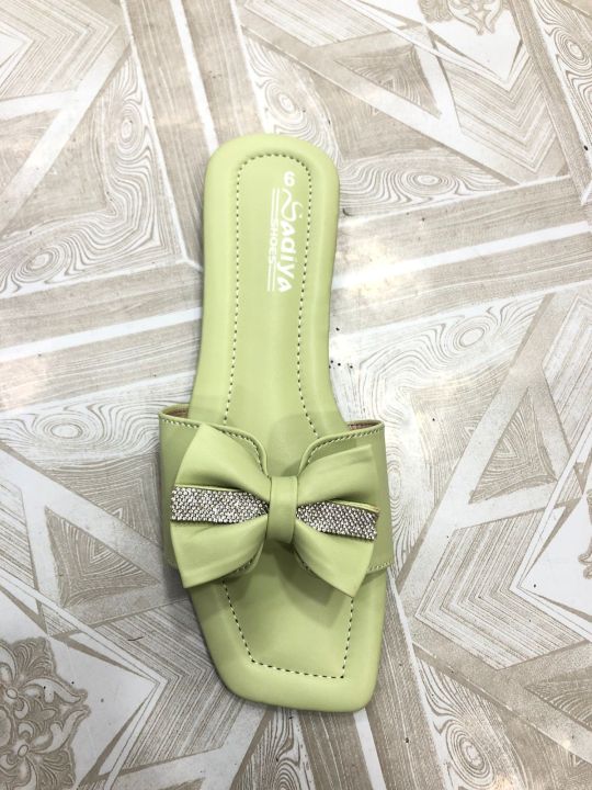Ladies Simple Daily Use Gorgeous Butterfly Flat Sandal | Girls Fashionable New Design Flat Sandal | Gorgeous Butterfly Sandal