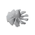 MOC Technical Parts 4x5x3 Aircraft Big Engine with Propeller Blades Building Blocks Accessories compatible with Legoeds 43121. 