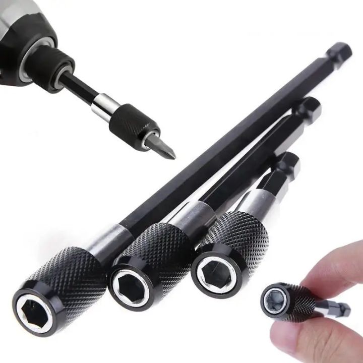 1/3pcs Magnetic Drill Bit Extension Set, Quick Release & Universal Impact Electric Motor Drill Bit Holder, Durable Tool