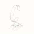 3pcs Watch Display Stand, C Circle Transparent Holder Counter Stand, Watch Bracelet Display Props, Ideal Choice for .