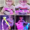 LED Stretch Tubes | Glow in Dark Pop Tubes | Sensory Stress Relief Fidget Toy for Kids & Adults Bright LED Lights – Glow in the dark with colorful LED lights for extra fun.. 