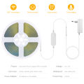 WIFI Smart COB LED Strip, App Control, Voice Alexa/ Assistant, Dimmable,1M-10M, 24V, 2.4GHz,Self adhesive LED Tape Light lightify. 