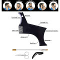 4Pcs Set Beard Shaping Kit Multi-Curve Hairline Template Beard Comb Pencil Scissors Barbershop Accessories Beard Styling Tool. 