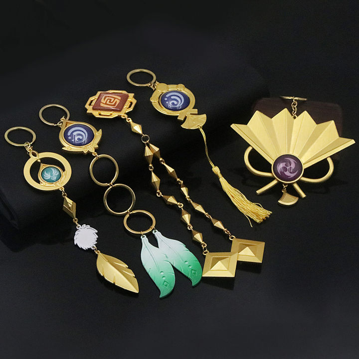 Genshin%20Impact%20Vision%20Of%20God%20Keychain%20Scaramouche%20Wanderer%20Kamisato%20Ayato%20Nilou%20Cosplay%20Key%20Chain%20Luminous%20Feather%20Pendant%20Gift%20-%20Image%204