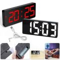 Digital Alarm Clock Led Wall-mounted Digital Wall Clock. 