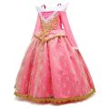 Girls Sleeping Beauty Aurora Princess Halloween Cosplay Dress Off Shoulder Kids Gift Carnival Party Fancy Princess Clothing. 