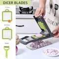 M Hub-16-in-1 Vegetable Chopper & Veggie Slicer – Multi-Function Kitchen Gadget for Effortless Meal Prep. 