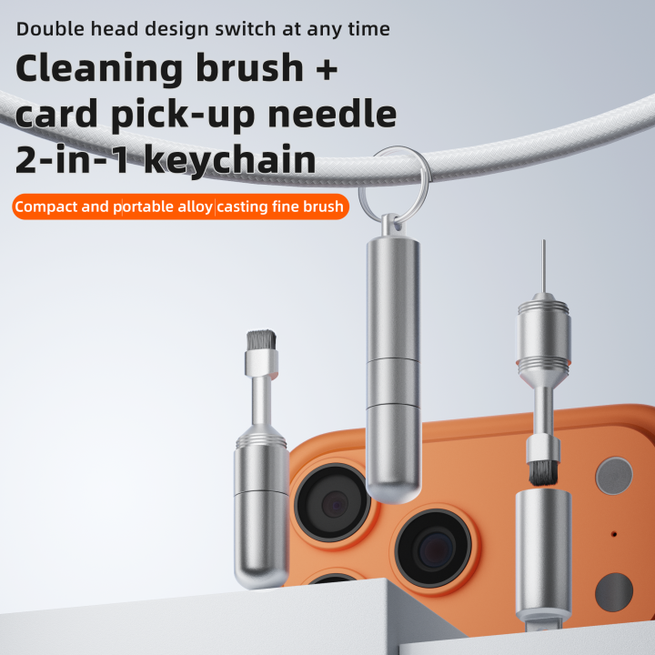 Cleaning%20Brush%20Card%20Pick-Up%20Pin%202-in-1%20Cleaner%20Portable%20Keychain%20Suitable%20for%20Mobile%20Phones%20Speakers%20Earpieces%20Bluetooth%20Headpho%20-%20Image%202