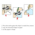 Profile Contour Gauge line Copier Ruler Cutting template Construction Woodworking Measuring instrument ceramic Tiling tiles tool. 