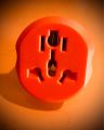 Power-Plug Adopter (2pin to 3pin) Power plug Converter Socket 10A 220-240V. 