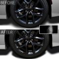 6Pcs Car Sticker Reflective Car Wheel Rim Vinyl Warning Stickers Hash Mark Stripe Racing Wheel Hub Decals for Size 16" - 21". 