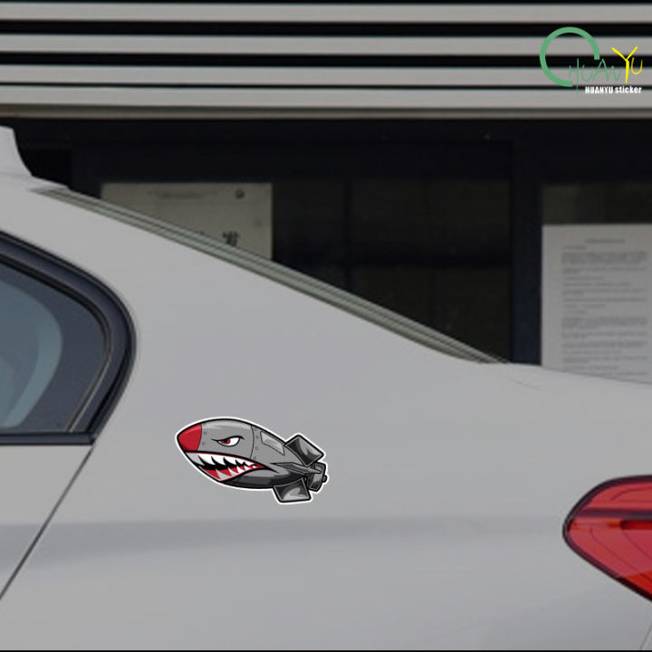 Interesting%20Bomb%20Flying%20Tiger%20Shark%20Mouth%20Car%20Stickers%20Windshield%20Bumper%20VAN%20Sunscreen%20Custom%20Printing%20Vinyl%20Decals%20Decorative%20-%20Image%202