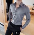 Men's Dress shirt for sale in grey color. 