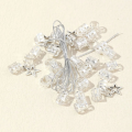 36pcs Star Decor Hair Ring Accessories ,Beads Hair Braid Rings Clips Dread Locks Hair Braiding Metal Cuffs Decoration. 