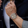 【Exclusive Offer】TOMI New 2PCS Luxury Business Men Watch Gift Box Set Simple and Casual Men Calendar Quartz Watch Pen Reloj Men Holiday Gift. 