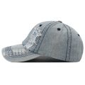 2024 New Solid Color Ripped Baseball Cap Washed Denim Snapabck Hat Hip Hop Breathable Streetwear Distressed Hats for Women Men. 