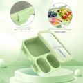 Bento Box Leakproof Lunch Food Storage with Stackable Design Carry Handles Office School for Kitchen Restaurant Use Lunch Box.