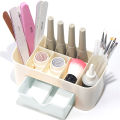 Nail Art Organizer Desktop Drawer Cosmetic Storage Box Makeup Brush Organizer Box Jewelry Lipstick Mask Compartment. 