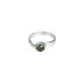 Pure Silver Ring With Natural Tourmaline/Women/1.6 Gram. 