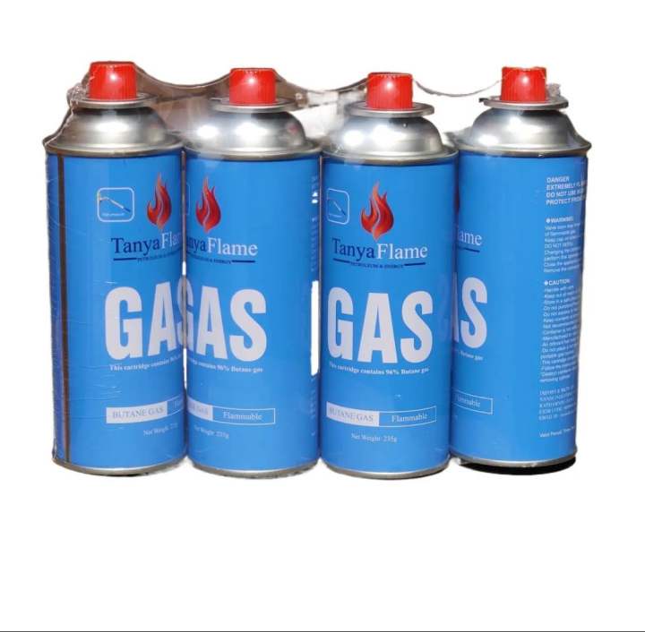 Portable gas can Butane gas (set of 4) | Daraz.com.np