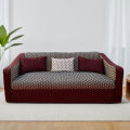 Three Seater Living Room and Office Sofa with Cushions Super-fine Fabric. 