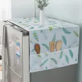Refrigerator Dust Cover with Storage Bag Washable Printing Multi-purpose Household Washing Machine Cabinet Dust Protection Cover. 