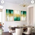 Glitter Glam Abstract Painting | Handmade Painting Ready to hang. 