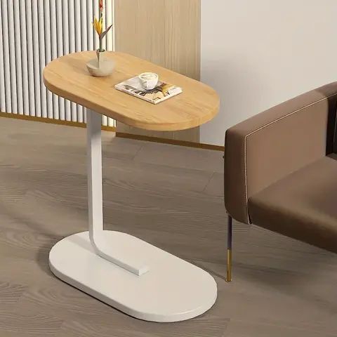 Side table small c shaped bedside coffee table
