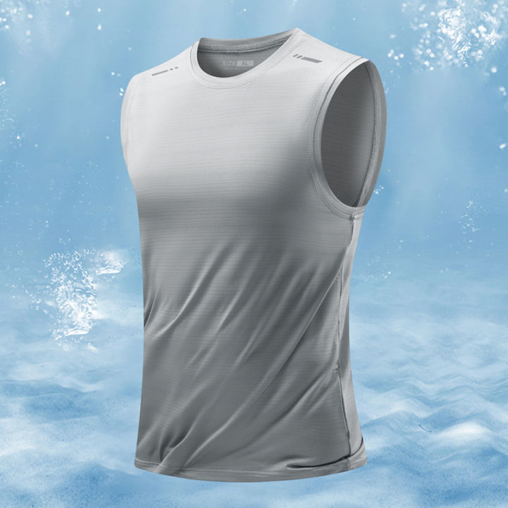 Summer%20Running%20Vest%20Breathable%20Sleeveless%20Top%20Stretch%20Fitness%20Vest%20Men's%20Reflective%20Jogging%20T-Shirt%20Gym%20Vests%20Men%20Quick%20Drying%20-%20Image%202