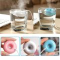 Mini Donut Negative Ion Humidifier USB Round Household Air Purifier for Home Office Desktop Donut Steam Diffuser Mini Sprayer.