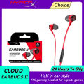 HyperX Cloud Earbuds II 2 Gaming Earphone With Mic Immersive Wired In-game Audio In-Ear Headphone For Phone PS4 PS5 Xbox Series.