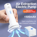 Electric Vacuum Pump for Storage Bags Portable Air Compressor Clothes Blanket Space Saving Home Travel Storage Bag.