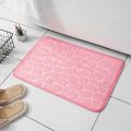 Mat Non Slip Carpets Cobblestone Embossed Bathroom Bath In Wash Basin Bathtub Side Floor Rug Shower Room Doormat Memory Foam. 