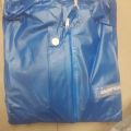 plastic raincoat set (white, orange, green,blue,red). 