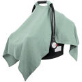 Car Seat Cover for Babies Soft Breathable Muslin Cotton Stroller Covers for Boys and Girls Fits Most Strollers Baby Car Seats. 
