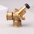 Gas Burner Heater Cylinder Connection Port Y Splitter Three Way Valve One Two Way LPG Furnace Gas Storage Tank On Off Valve. 