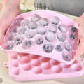 25 Grids Silicone Ice Grid Ball Ice Cube Mold with Cover Ice Storage Box Easy to Demould Ice Making Bar Home Party Kitchen Tools. 