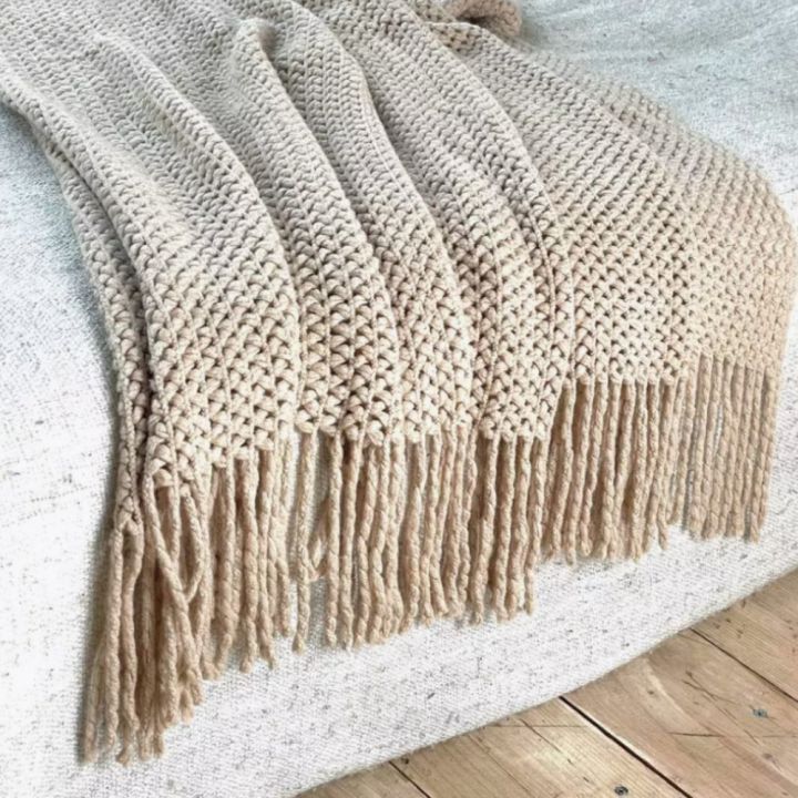 Cable%20Knit%20Khaki%20Throw%20Blanket%20Lightweight%20Knitted%20Jacquard%20Throw%20Blanket%20for%20Couch,%20Sofa,%20Bed,%20Chair,%20Cozy%20Texture%20Farmhouse%20-%20Image%202