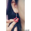 Star Earrings Epoxy Resin Earrings. 