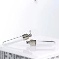 Stainless Steel Glass Cremation Cylinder Tube Urn Pendant Memorial Necklace Ashes Holder Keepsake Cremation Jewelry. 