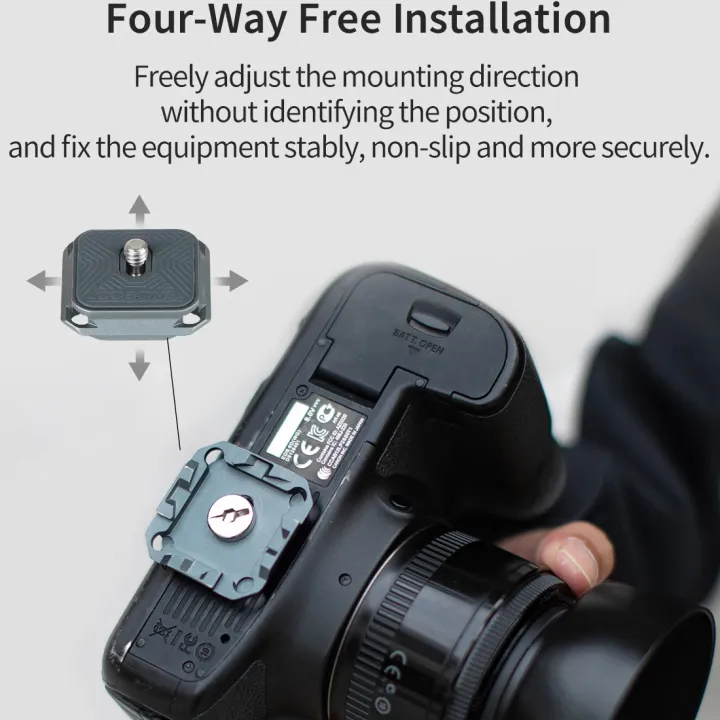 XILETU Quick Release Shoulder Strap Base Camera Sling Quick Disconnect ...