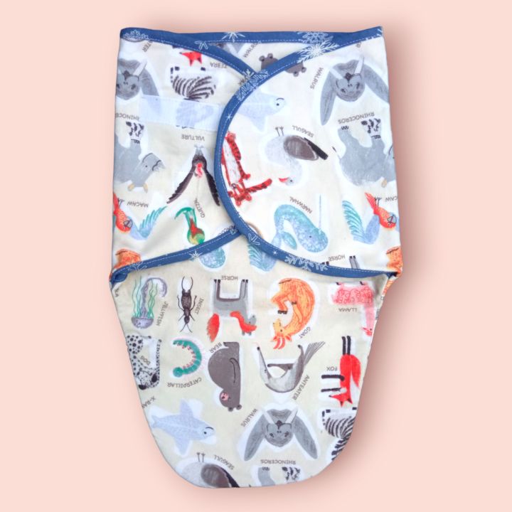 ZERI & MERI High Quality Super Soft Summer  Newborn Baby Infant Swaddle Wrap Sheet 0-3 month(Random Colore)