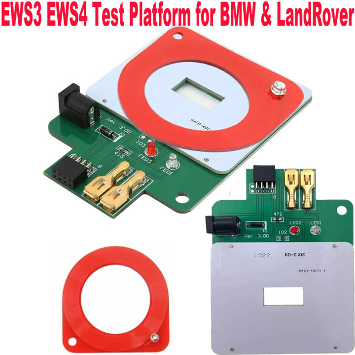 EWS3 EWS4 Test Platform Rechargeable for BMW & Land Rover EWS Programmer for PCF7935 EML with Car Key ECU Test Immobiliser Coil