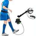 Kids Football Kick Trainer - Adjustable Belt Solo Practice Equipment, Elastic Rope Ball Control Gear for Youth Soccer Training. 