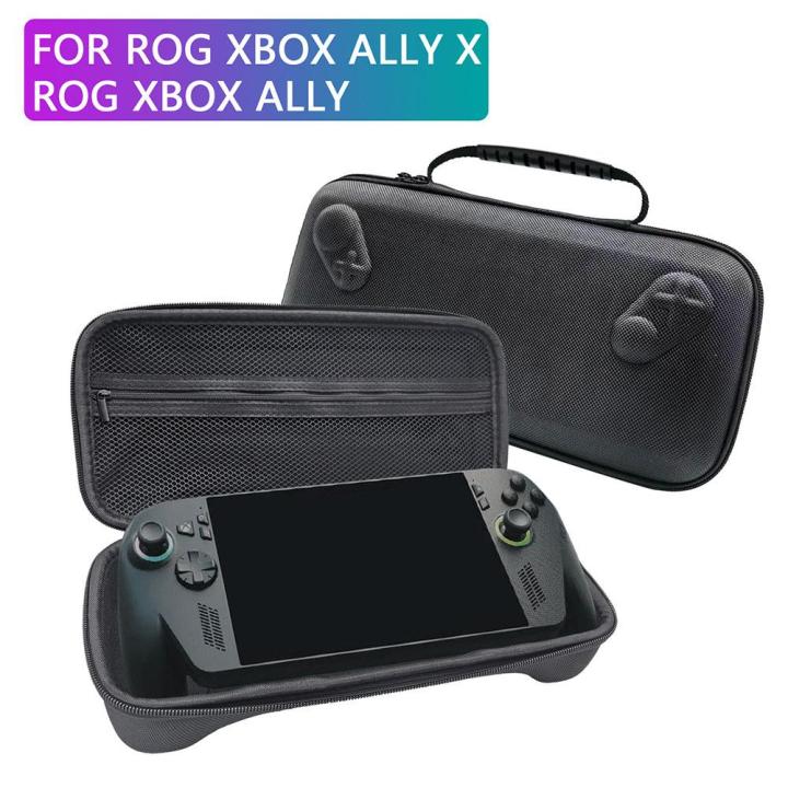 For ROG Xbox Ally/X EVA Hard Carrying Case, Metal Desktop Stand, Anti-scratch Travel Protective Bag For Asus ROG Ally/ROG Ally X